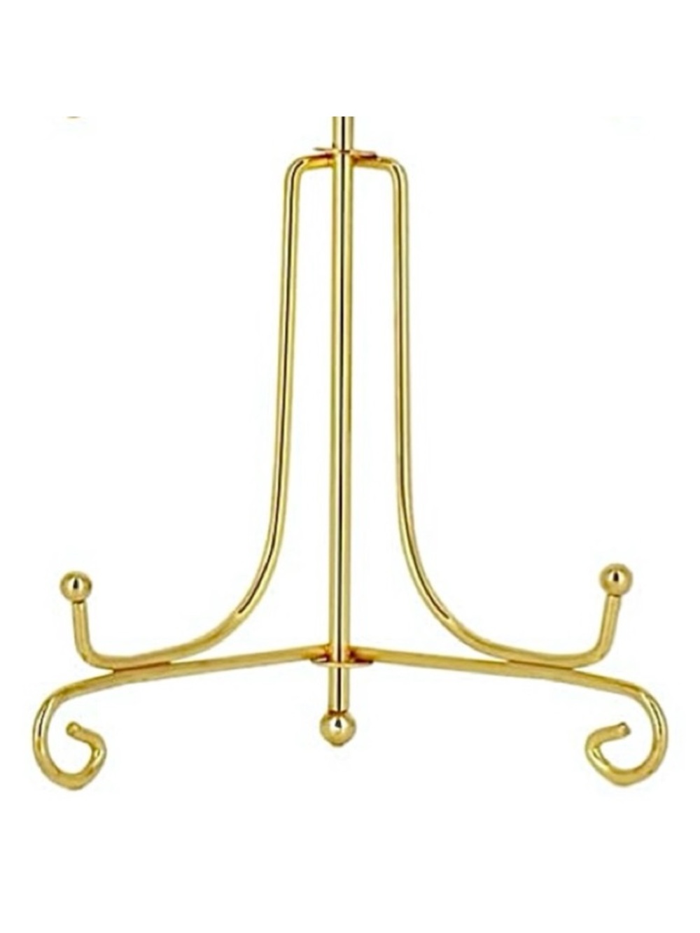 Gold Easel Stand for Trinket Shells or Coasters 4”